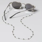 Новинка 2021, лидер продаж, металлические очки PUNKI с бисером, цепочка для маски, мужская и женская бижутерия, подарки для пляжной вечеринки