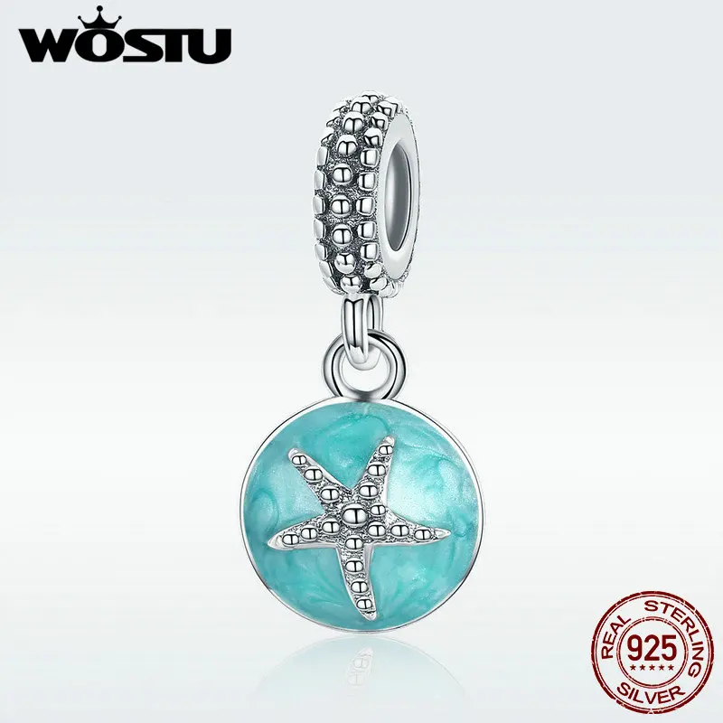 Женские Подвески-бусины в виде морской звезды из серебра 925 пробы | Украшения и