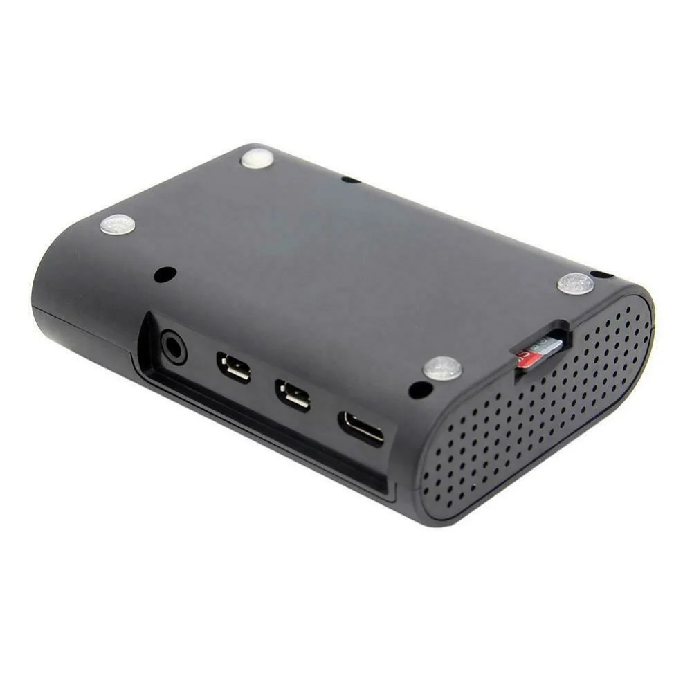 Raspberry Pi 4 Model B Black/Transparent ABS Case Enclosure Box with Cooling Fan | Компьютеры и офис