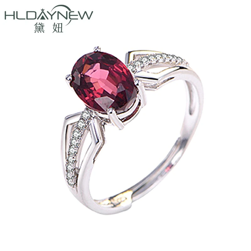

Garnet Crystals CZ Pave Rings For Women Classic Cubic Zirconia Vintage Finger Elegant Burgundy Charms Wedding Engagement Jewelry