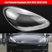 car headlamp lens for porsche cayenne 2011 2012 2013 2014 car replacement lens auto shell cover