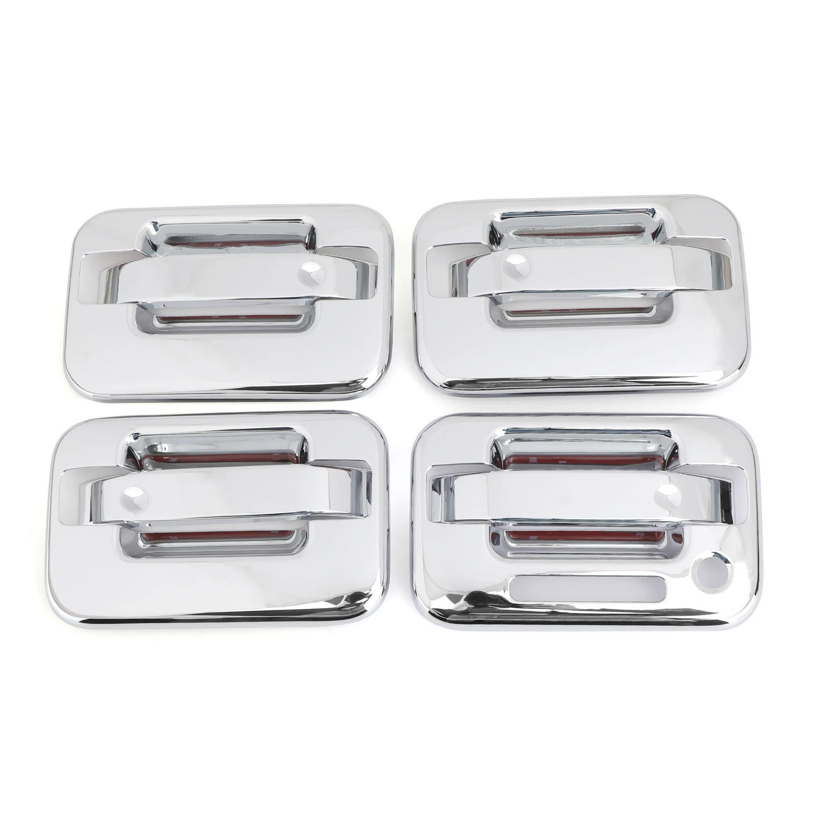 Areyourshop 4 Door Handle Cover For Ford F-150 F150 2004 2005 2006 2007 2008 W/Keypad No Passenger Keyhole Car Accessories Parts |