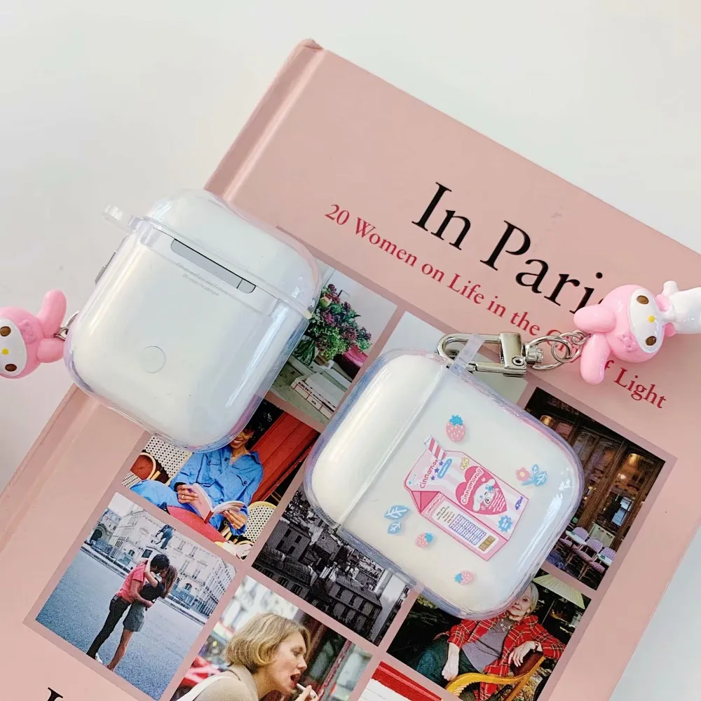 Мягкий силиконовый чехол для AirPods 1/2, милый мультяшный чехол для наушников s для Apple Airpods, защитный чехол