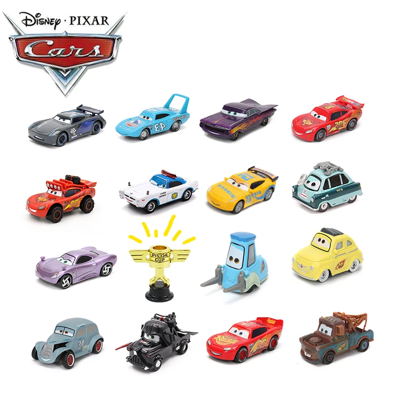Disney Pixar Cars 3 Toy Lightning McQueen Mater Storm Jackson Ramirez 1:55 литье под давлением металлический сплав
