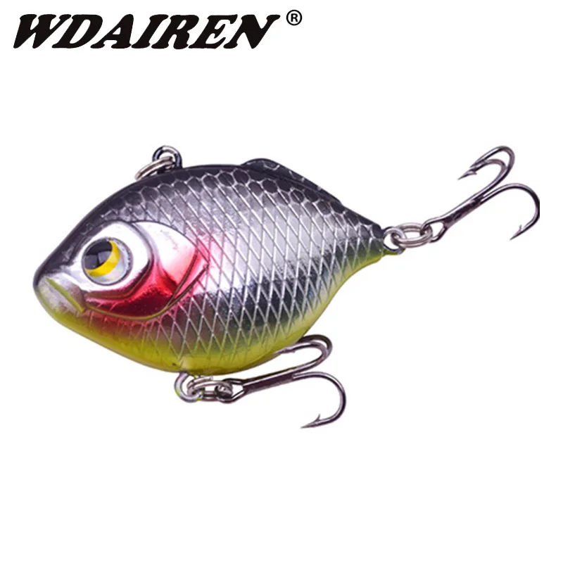 

1Pcs VIB Vibration Fishing Lure 4.5cm 8.5g Sinking Crankbait Underwater Winter Ice Fishing Artificial Hard Bait Lure Pike Trout