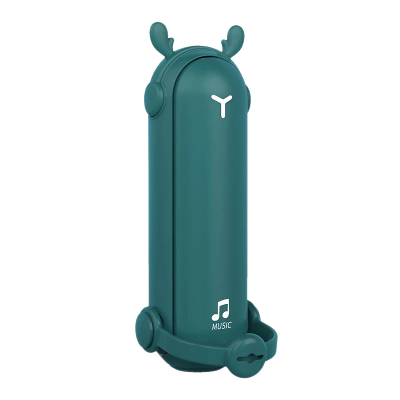 Зеленый Многофункциональный карманный мини вентилятор портативная зарядка