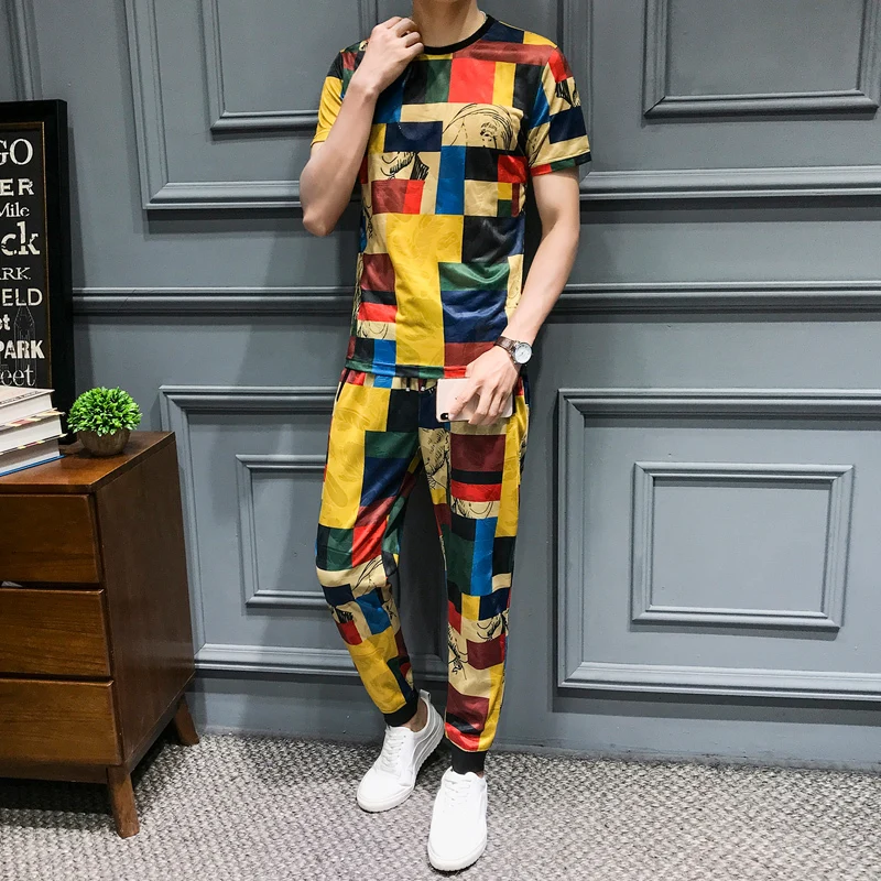 Футболка мужская с коротким рукавом и принтом размеры до 5xl | Мужская одежда