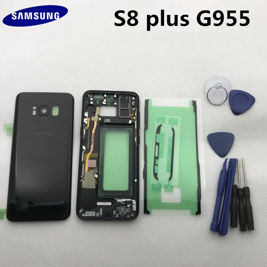 Корпус чехол s8 + средняя рамка с боковой кнопкой аккумулятор комбинезон объектив