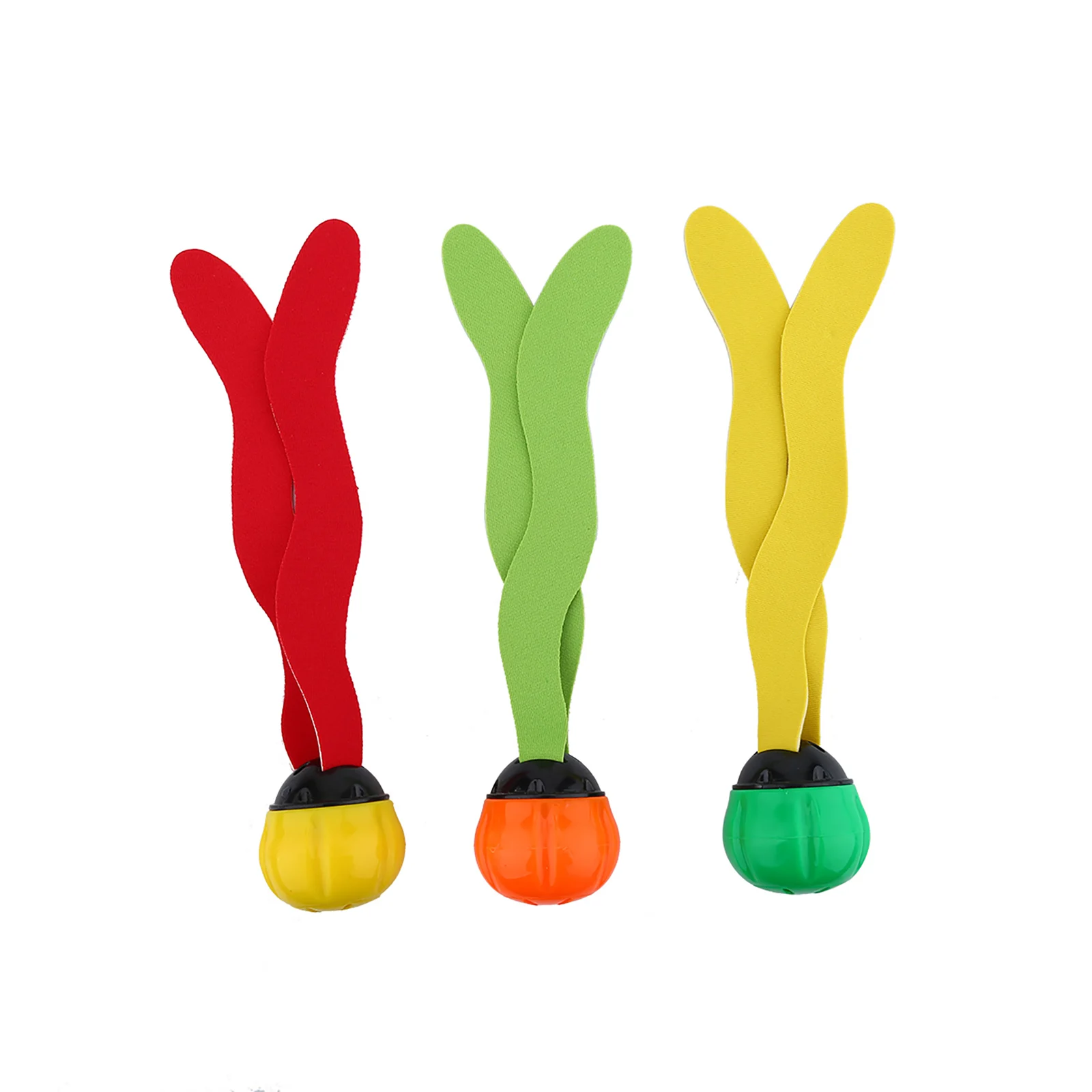 

3pcs Diving Toys Aquatic Plant Shape Diving Grab Toy Set Summer Pool Diving Training Toys For Swimming Pool Bathroom Children
