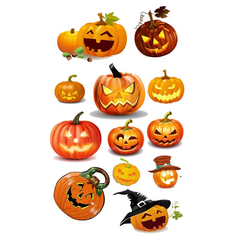 

ZhuoAng Happy Halloween Pumpkin Head Clear Stamps For DIY Scrapbooking/Card Making/Album Decorative Silicon Stamp Crafts