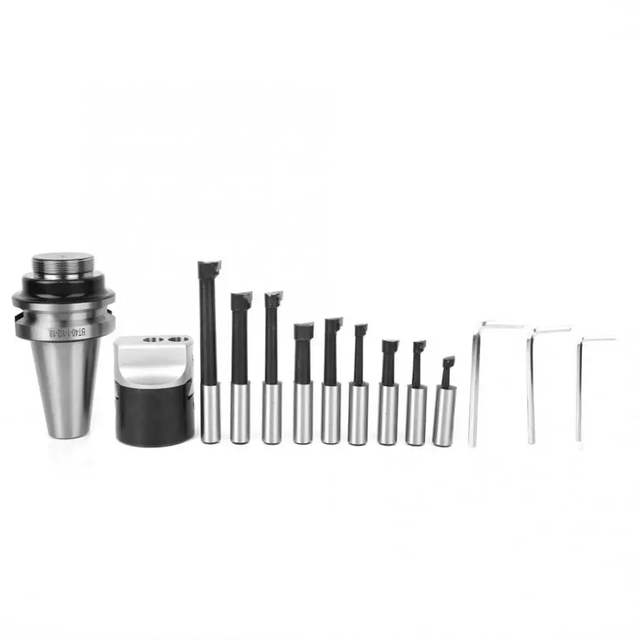 Boring Cutter Set 40 Carbon Steel CNC Milling Tool Kits with Storage Box BT40-F1-12-9PCS Machine | Инструменты