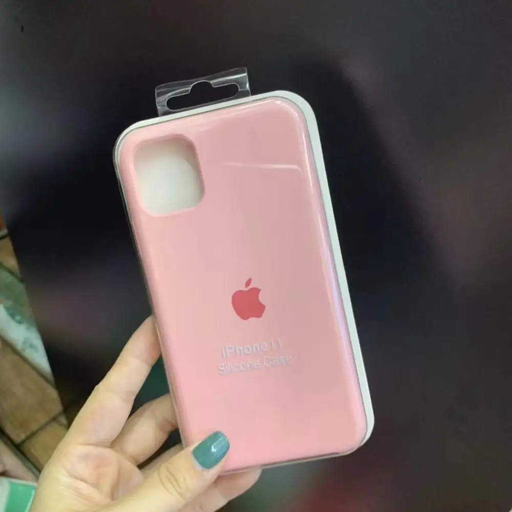 Высококачественный жидкий силиконовый чехол для телефона iPhone 11PRO MAX мягкая