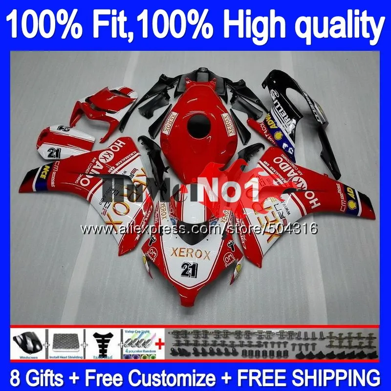 

OEM Injection For HONDA CBR1000 CBR 1000 RR CC 48MC.15 Red white CBR 1000RR 2008 2009 2010 2011 CBR1000RR 08 09 10 11 Fairing