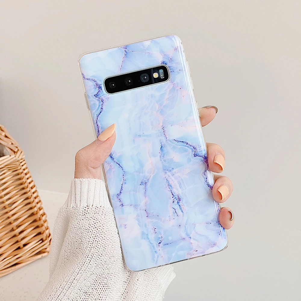 Чехол-накладка LOVECOM для Samsung A51 A50 Note 10 Pro S8 S9 S10 Plus мягкий чехол с полным покрытием