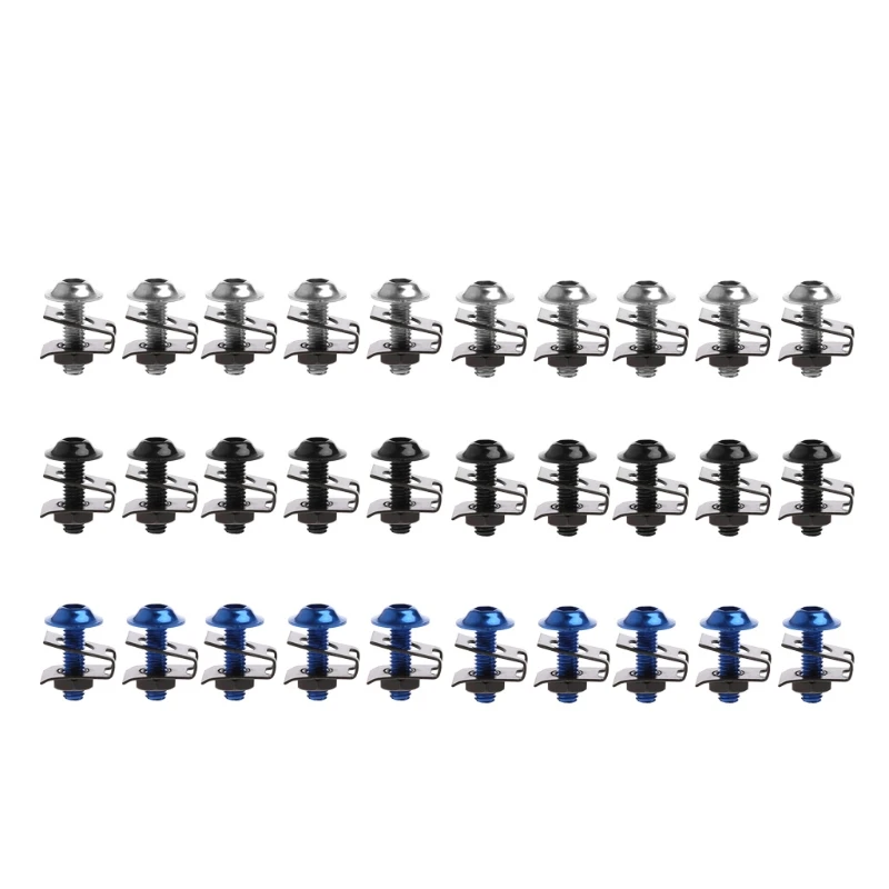 

10x6 мм мотоцикл обтекатель болт гайка Spire скорость крепления зажим винт для yamaha Q9QD