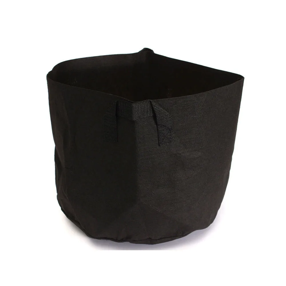 

Black Fabric Grow Pots Breathable Bag Seedling Pots Round Fabric Pots Plant Pouch Root Container Grow Bag Aeration Pot Container