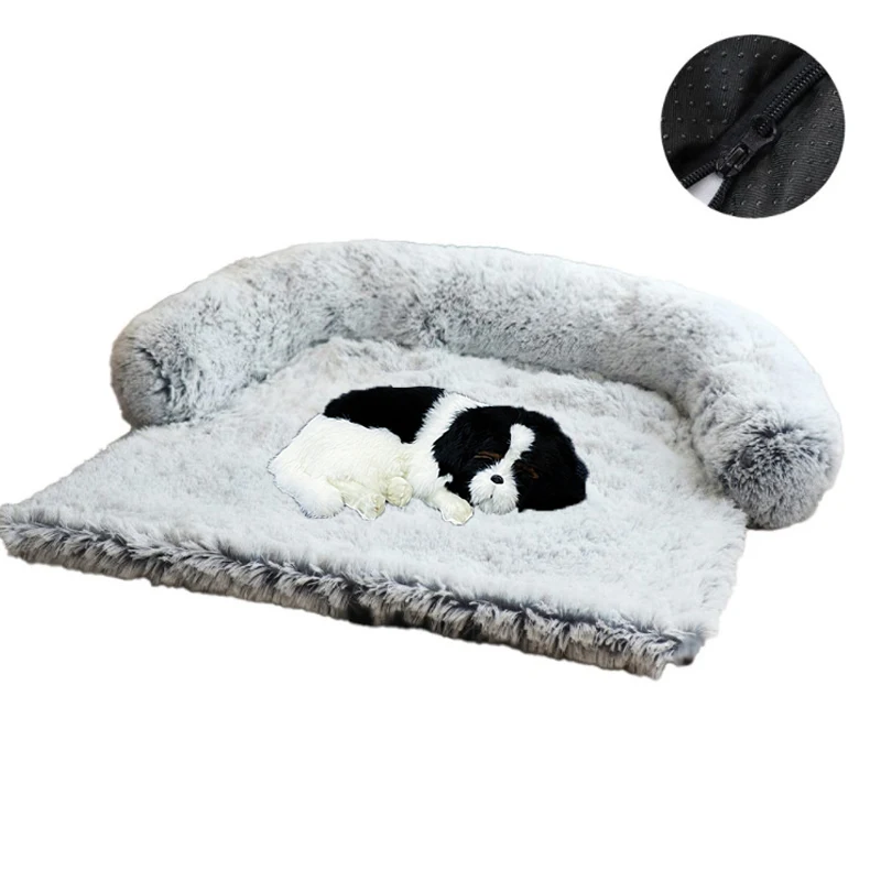 

Моющаяся зимняя теплая кровать для кошек, кушетки, автомобильная напольная Мебель, защитное одеяло для домашних животных, кровать для больш...