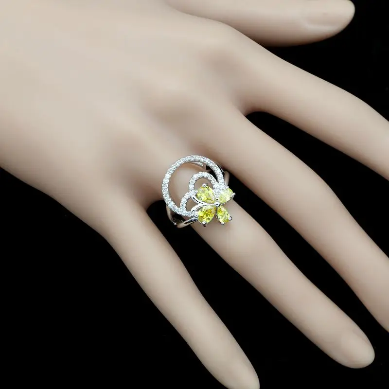 Серебряные Ювелирные наборы 925 для невесты женщин Свадебное Украшение