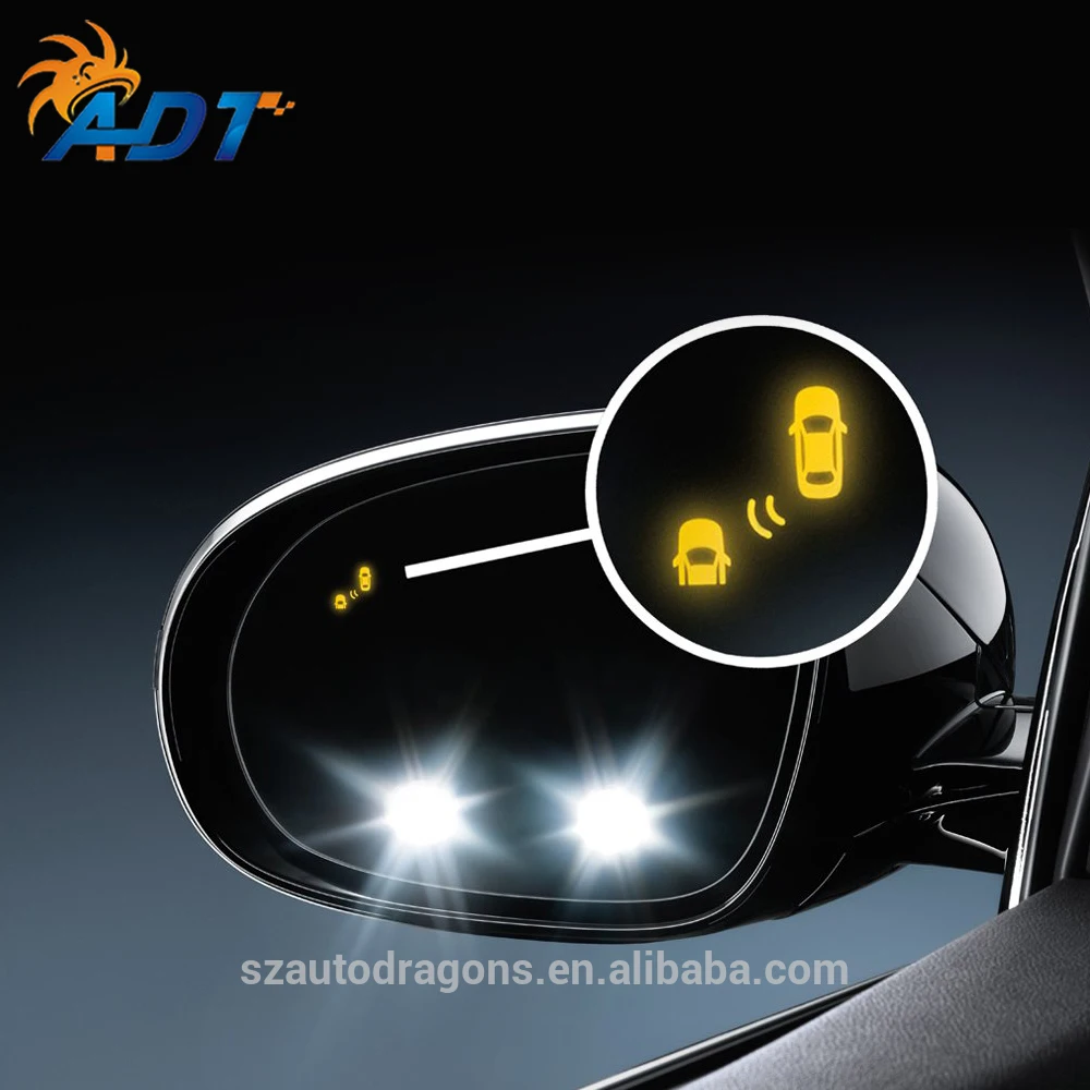 

ADT Hot sale dual mirror Safety Driving 24GHZ Microwave Radar Blind Spot Monitor System for nissann KITBSM system