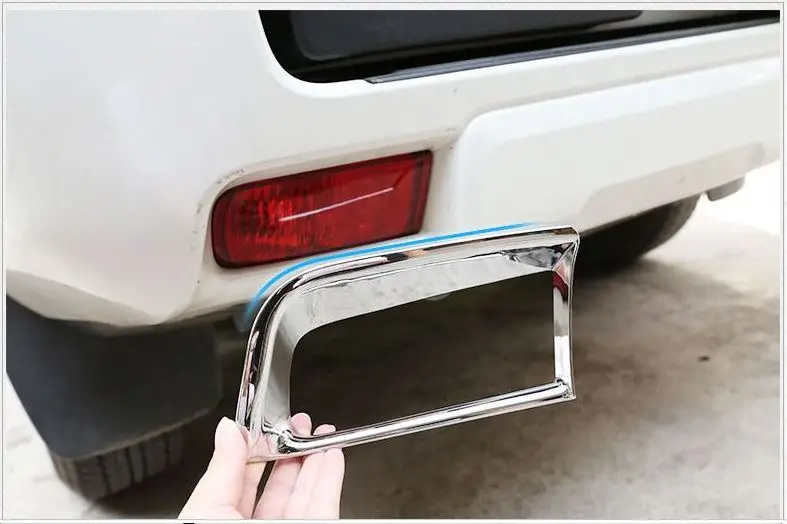 

UBLUEE Accessories For Toyota Land Cruiser Prado FJ150 FJ 150 2010 -2017 2020 Rear Fog Light Lamp Cover Trim Frame Decorative