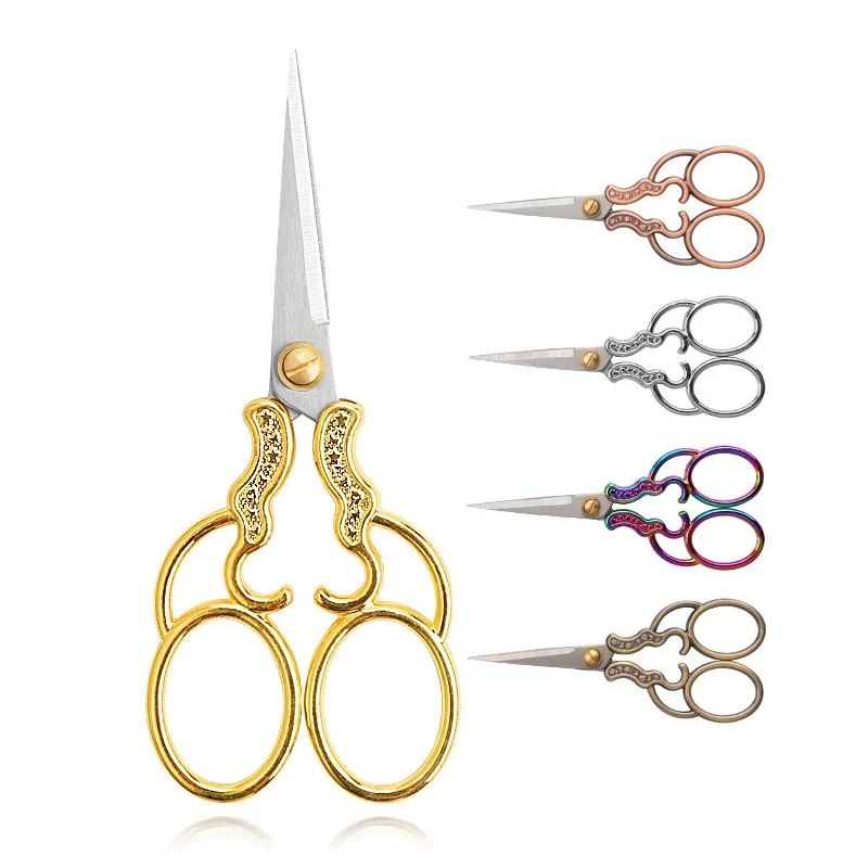 

Vintage Sewing Scissor Fabric Embroidery Tailor Trimming Sewing Styling Thread Scissor Yarn Shears Paper DIY Cutting