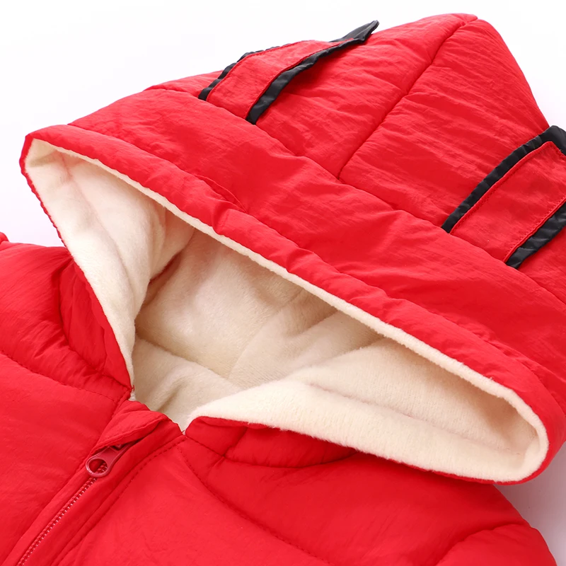 Одежда для малышей комбинезоны мальчиков и девочек зимний флисовый комбинезон Комбинезоны детей