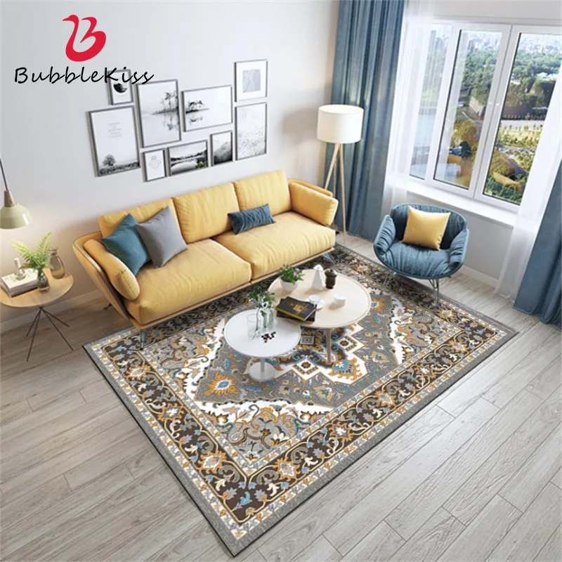 Bubble Kiss классический европейский стиль цветочный узор коврик для дома мягкие