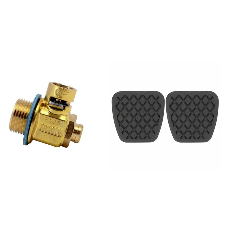 

1x F105S Oil Drain Valve M20-1.5 Threads & 2PCS for Honda Civic Accord CR-V/X Integral Brake Clutch Pedal Pad RUBBERS