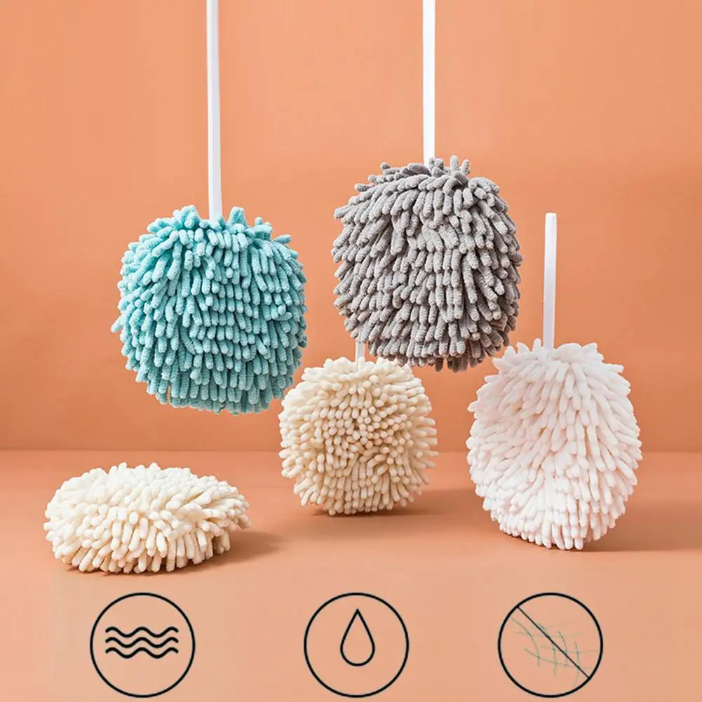 

Прочная впитывающая влагу ткань для сухой очистки кухни, шениль, тряпка, полотенце для рук, мяч