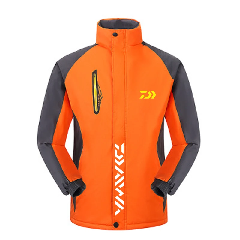 

2020 New DAIWA Fishing Jacket Autumn Winter Fleece Thick Warm Hiking Camping Outdoor Clothing Men Waterproof DAWA Fishing Shirt