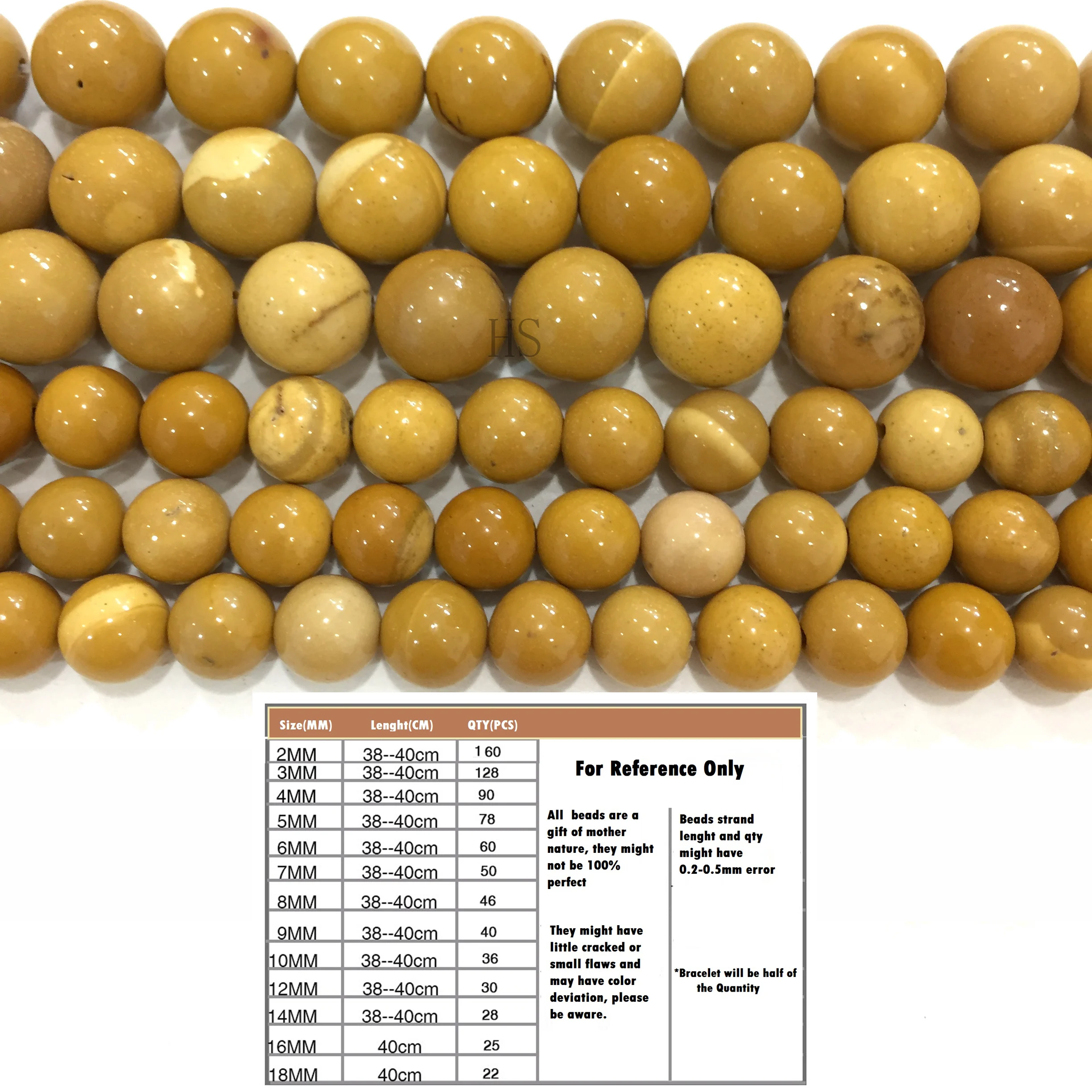 Natural Mookiate Smooth And Round Beads Yellow Loose Gemstone DIY Jewelry For Making Necklace Bracelet Earring | Украшения и