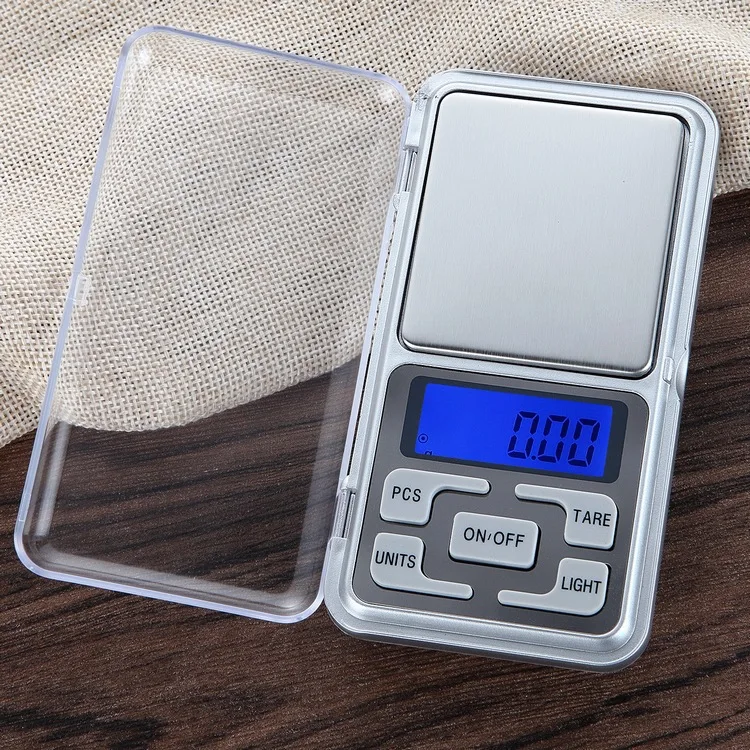 Мини цифровые весы 100/200/300/500g 0,01/0,1 г Высокая точность Подсветка Электрический карман для бриллиантовых ювелирные украшений Вес для Кухня