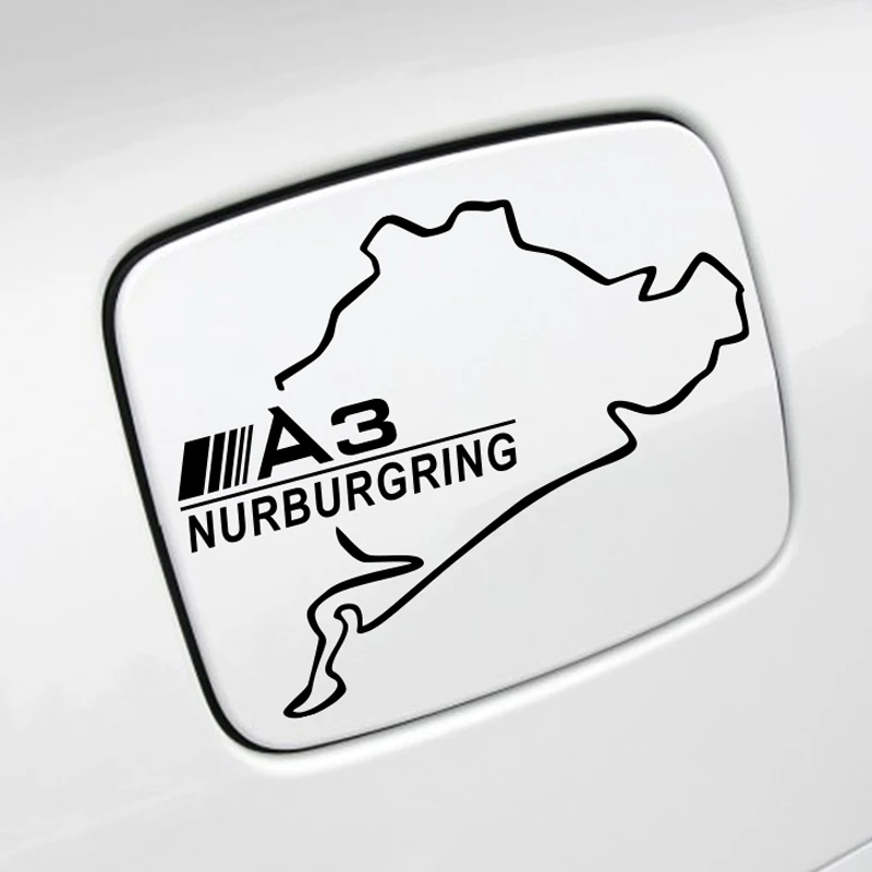 Автомобильные гоночные наклейки Nurburgring для Audi A3 8P 8V 8L Автомобильная крышка