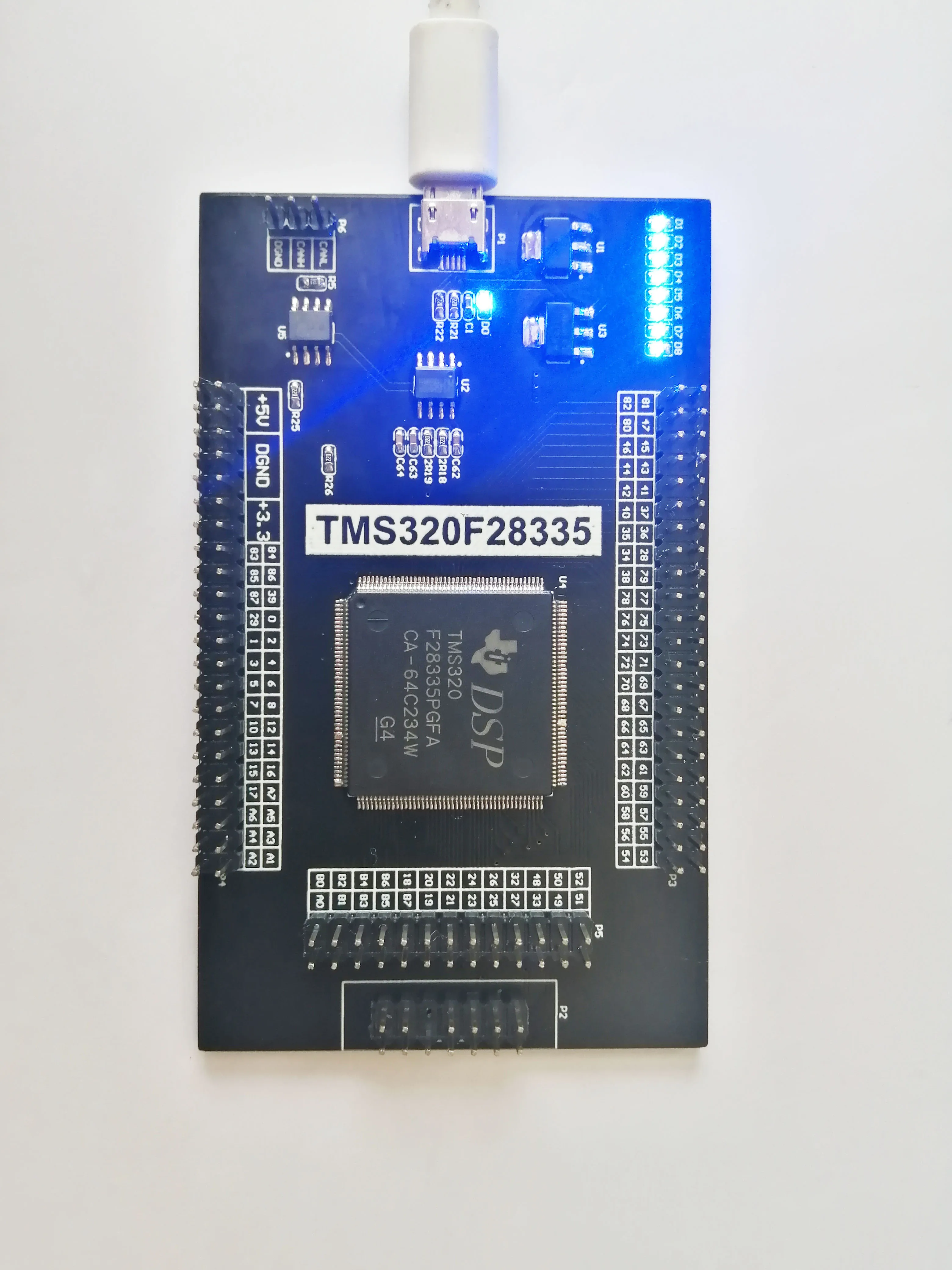 TMS320F28335 DSP development board USB to serial port to CAN communication