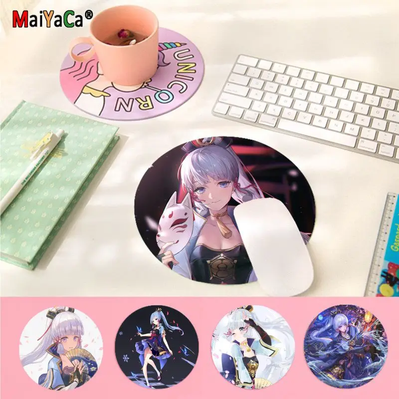 

Maiyaca Game Genshin Impact Ayaka Kamisato Cute Mousepads gamer gaming Mouse pads gaming Mousepad Rug For PC Laptop Notebook