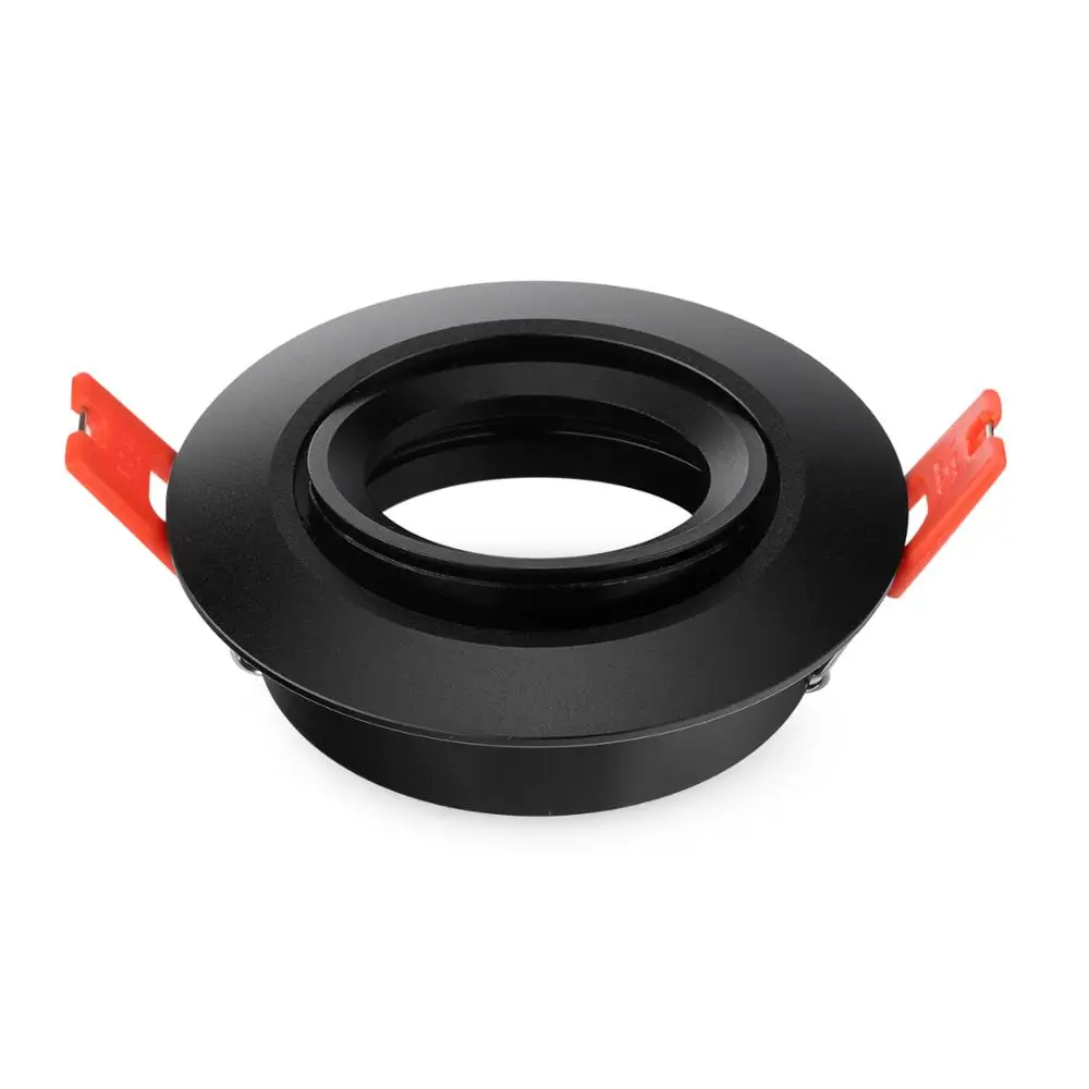 Заводская черная круглая Регулируемая фоторамка держатели MR16 GU10 комплект для