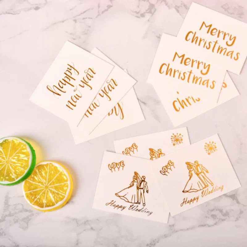 

Пригласительные открытки для вечерние крапбукинга, простой дизайн, 100 шт.