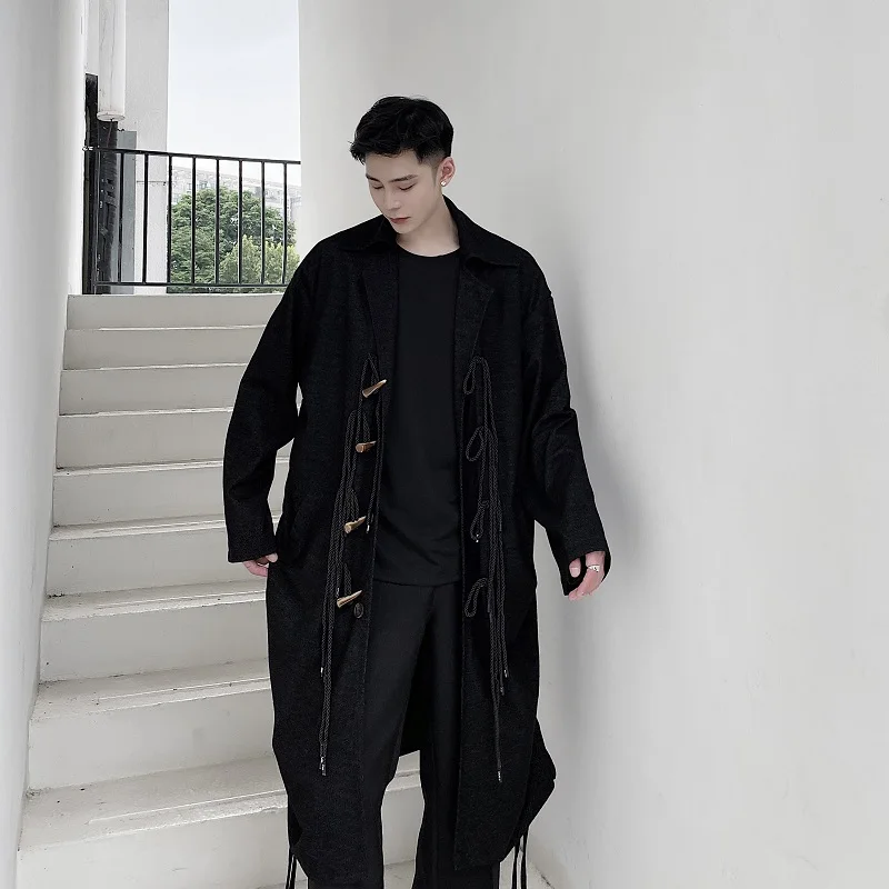 Мужская Уличная одежда в японском стиле Готическая панк куртка верхняя для