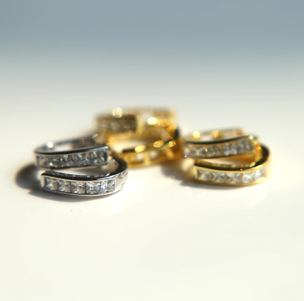 Серьги Клипсы из серебра 925 пробы с кольцом| |