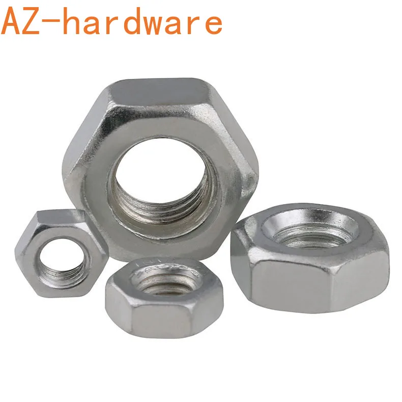 Углеродистая сталь белое цинковое покрытие антизубчатая гайка левая зубчатая