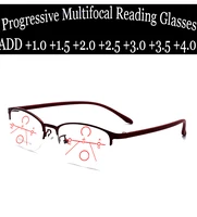 alloy frmae ultralight progressive reading glasses for business women1 0 1 5 1 75 2 0 2 5 3 3 5 4