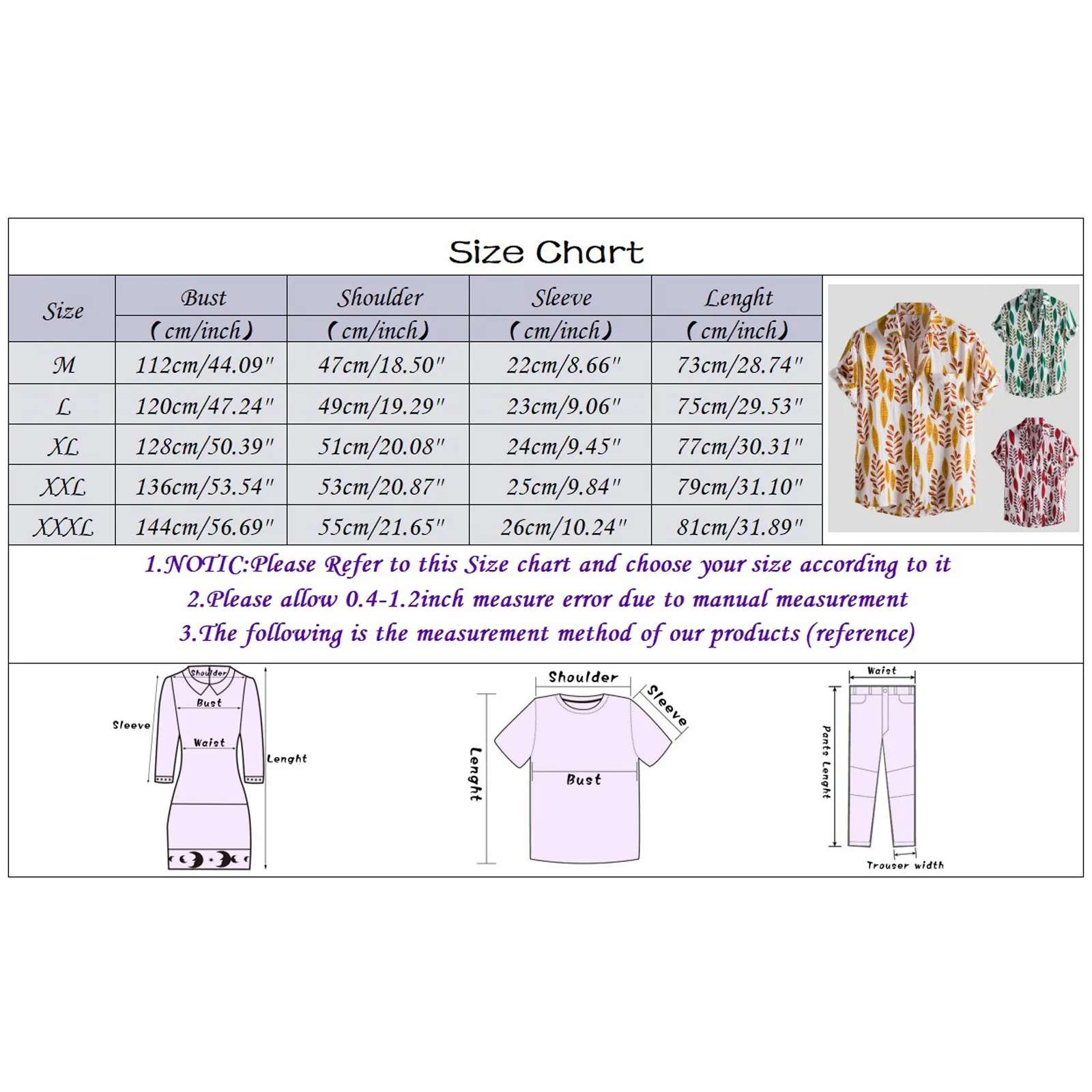 

Mens Shirt Short Sleeve Casual Leaves Print Button Turn-down Hawaiian Shirts Fashion Plus Size Beach 2021 New Men's Clothes#QQ