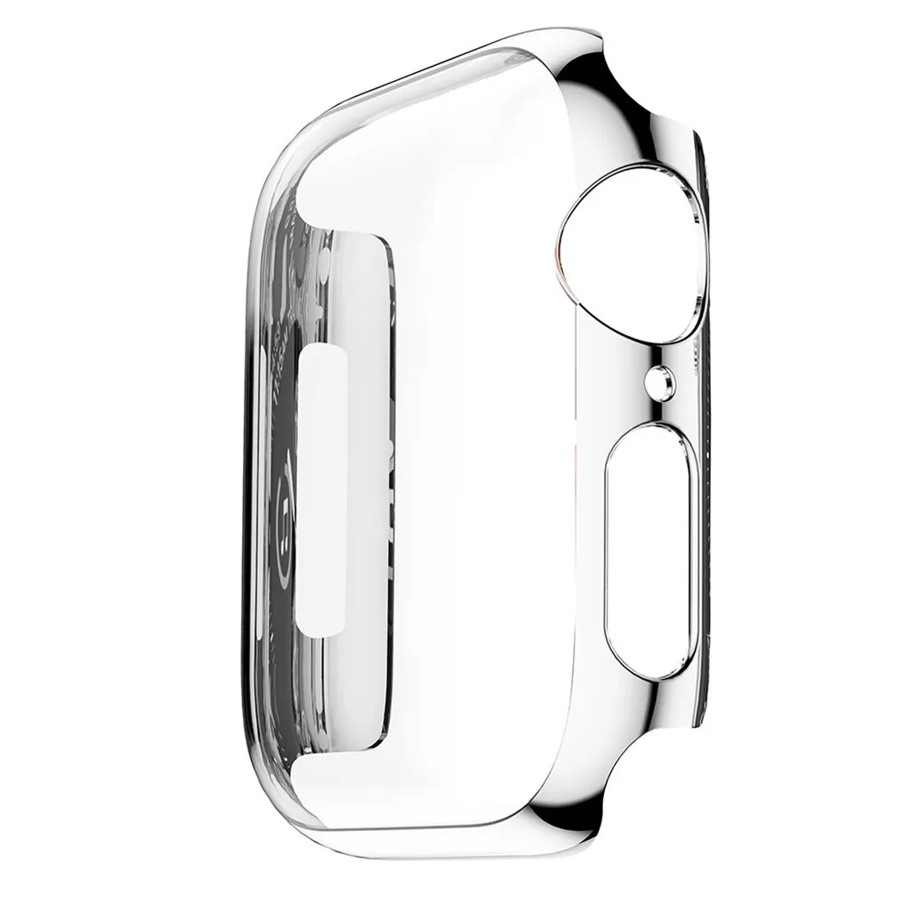 Ультратонкое покрытие чехлы Защитный бампер, чехол КРЫШКА ДЛЯ IWatch 5 40 мм 44 мм Смарт часы защитные аксессуары для Apple#912