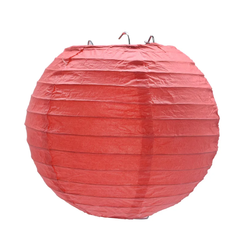 PL06 Red 1 шт. Круглый Китайский бумажный фонарь на день рождения, свадьбу, вечеринку, украшения, подарок, сделай сам, лампион, подвесной фонарь-шар вечерние принадлежности - Цвет: PL06 Red