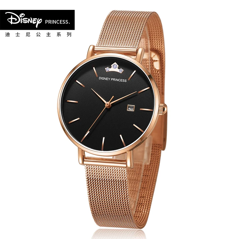 

Часы «Принцесса Диснея» для студенток, Корейская версия, простые темпераментные водонепроницаемые модные часы Sennu в стиле Ins для французски...