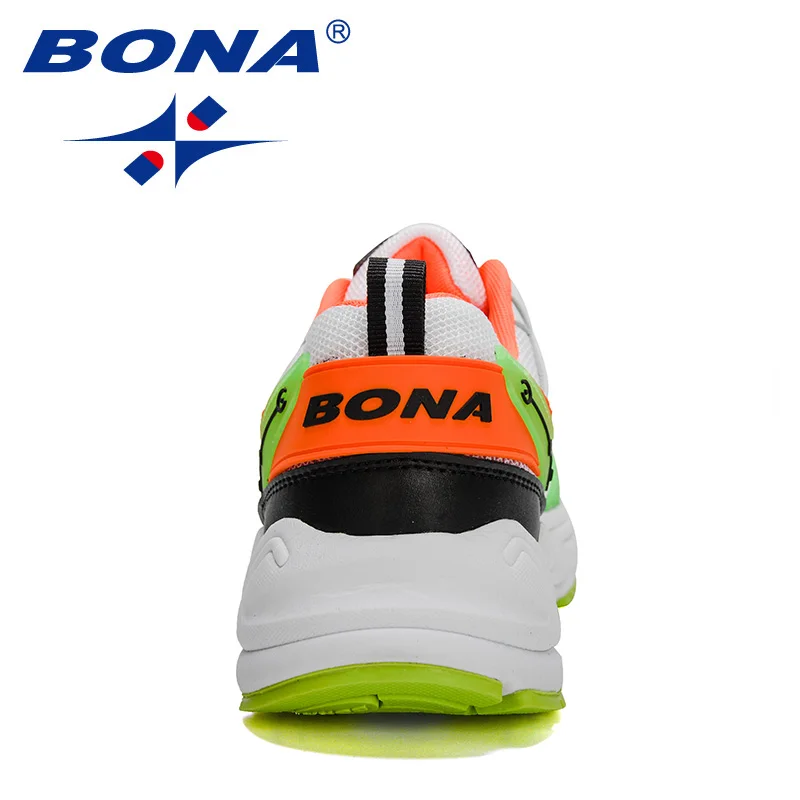 BONA 2021 New Designers Running Shoes Men Luxury Brand Breathable High Quality Colorful Trainer Man Trendy Sneakers Mansculino
