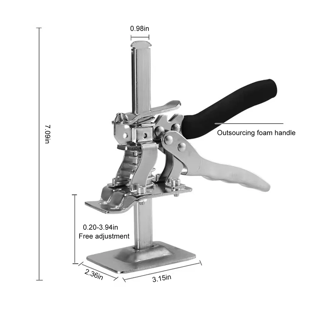 

Practical Tile Leveling System Tile Height Regulator Tile Tool Tile Leveling Construction Tools Tile Lifting Locator Stainless