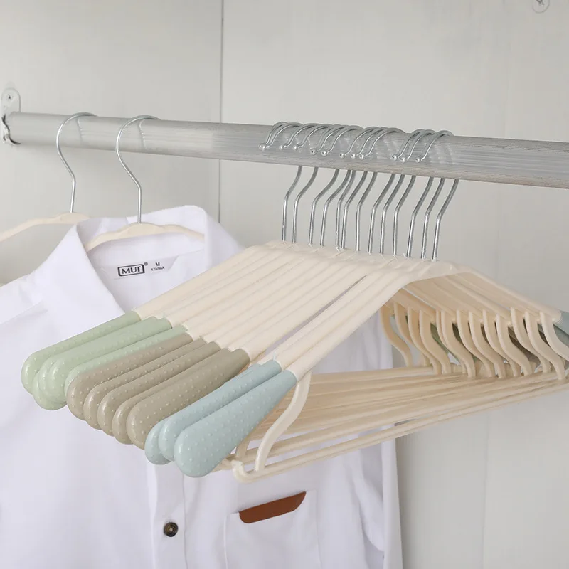 Colorful Plastic Sturdy Hangers For Clothes Pegs Wire Antiskid Drying Rack Adult And Children Hanger Outdoor | Дом и сад
