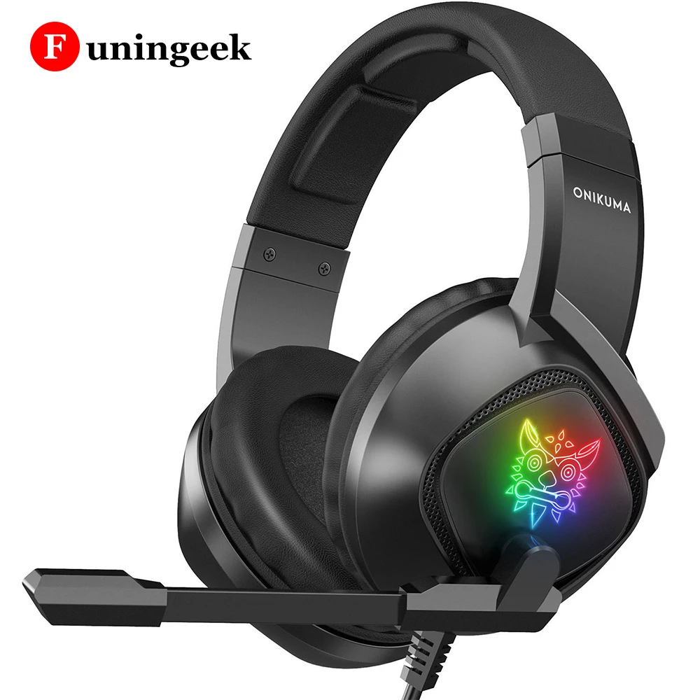 

Gaming Headsets K19 Wired Headset with Microphone Game Headphones For Computer PS4 Xbox 3.5mm Bass Stereo Over-Head Earphone