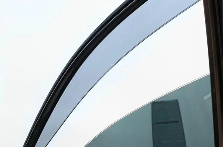 

4Pcs Car Door Window Wind Visor Moulding Awnings Shield Rain Sun Wind Guard Vent Shade For TOYOTA RAV4 2009-2013 Car Styling